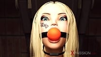 A sexy cuffed young blonde gets fucked hard by a hardcore muscular woman with a strapon A sexy cuffed young blonde gets fucked hard by a hardcore muscular woman with a strapon