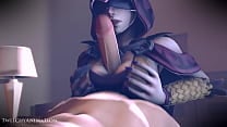 Seris Titfuck and Blowjob   Paladins  Rule 34 