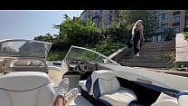 hot blonde in sexy lingerie fucks captain on boat hot blonde in sexy lingerie fucks captain on boat