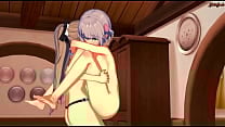 Isuzu Sento and Muse have romantic lesbian sex before using a strapon   Amagi Brilliant Park Hentai  Isuzu Sento and Muse have romantic lesbian sex before using a strapon   Amagi Brilliant Park Hentai