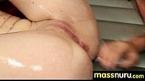 slippery nuru massage for lucky dude 30