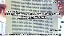 Crafty Vanlifer Collates Stickers Hand Fetish ASMR Crafty Vanlifer Collates Stickers Hand Fetish ASMR