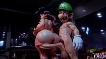 S uacute per Mario Pauline X Luigi 3d