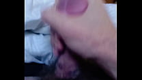 Horny male masturbation and orgasm
