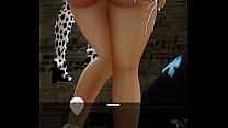 Big booty imvu bitch joined my party twerking