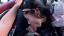 Threesome Sex In The Car While Driving Through The City Streets Threesome Sex In The Car While Driving Through The City Streets