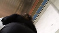 Nice asian ass from public train Nice asian ass from public train