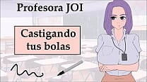 JOI con la profesora Castigando tus pelotas cuerda JOI con la profesora Castigando tus pelotas cuerda