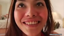 Thai teen slut with tight fuckholes Jamaica is getting doublefucked