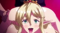FREE HENTAI com The Elf queen slave controlled to submit and have sex Oyako Saimin Ep 02