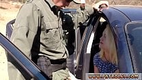 Black cock cop and xxx pawn police officer Blonde stunner does it on