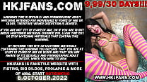 Hotkinkyjo in sexy stripped outfit fuck her ass with huge dildo from mrhankey fisting amp anal prolapse Hotkinkyjo in sexy stripped outfit fuck her ass with huge dildo from mrhankey fisting amp anal prolapse
