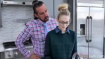 Strict Stepdaddy Controls Nerdy Daughter Lily Larimar