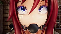 Hentai Vtuber Elfie Love squirts w  dildo in black latex suit and ball gag  3D   VRCHAT   MMD  Hentai Vtuber Elfie Love squirts w  dildo in black latex suit and ball gag  3D   VRCHAT   MMD