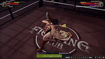 Allie VS Johnny Walker Black Naked Fighter 3D