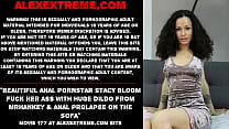 Beautiful anal pornstar Stacy Bloom fuck her ass with huge dildo from mrhankey amp anal prolapse on the sofa Beautiful anal pornstar Stacy Bloom fuck her ass with huge dildo from mrhankey amp anal prolapse on the sofa