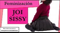 JOI sissy con feminizacion Minifalda y condon CEI