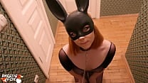 Bunny Girl Masturbate and Hard Fuck Big Dick Man Soft BDSM Bunny Girl Masturbate and Hard Fuck Big Dick Man Soft BDSM