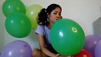 Pigtailed blowing and having fun Pigtailed blowing and having fun