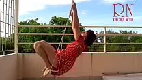 Cute housewife has fun without panties on the swing Slut swings and shows her perfect pussy Slow Motion c1 Cute housewife has fun without panties on the swing Slut swings and shows her perfect pussy Slow Motion c1