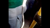 BIg ass green in bus