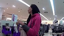 Perfect czech chick was tempted in the supermarket and nailed in pov