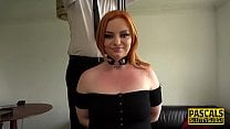Real bound redheaded sub