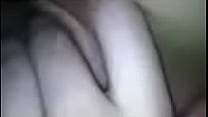 My gf fingers herself