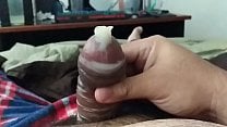 Masturbating with a Condom