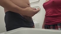 Stepsister accidentally went into the bathroom and decided to jerk off to stepbrother Stepsister accidentally went into the bathroom and decided to jerk off to stepbrother
