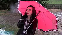 Leather Gloved Smoking In The Rain Leather Gloved Smoking In The Rain