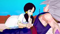 Videl preferisce il cazzo di Gohan agli allenamenti