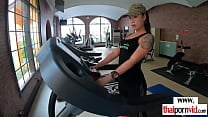 Busty amateur Thai teen relaxing on a big white cock after workout Busty amateur Thai teen relaxing on a big white cock after workout