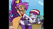 Shantae x Risky Futa with Rottytops