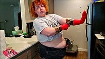 red rubber gloves and FAT ASS red rubber gloves and FAT ASS