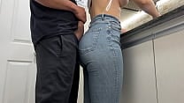 Cumming in my Maid  039 s Jeans while she Washes Dishes in the Kitchen  FREE USE 