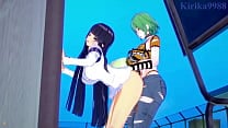 Hikage and Katsuragi and Ikaruga intense futanari sex Senran Kagura Hentai Hikage and Katsuragi and Ikaruga intense futanari sex Senran Kagura Hentai