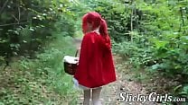 French redhead eating cum before cosplay doggystyle French redhead eating cum before cosplay doggystyle