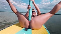 Paddleboard Fun With Dildo Paddle amp Pee