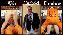 Cheating housewife plumber and cuckold husband at the kitchen Scene 2 Cheating housewife plumber and cuckold husband at the kitchen Scene 2