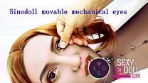 Sinodoll movable mechanical eyes at SexySexDoll com