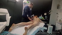 Lady come for massage  Masseur make her massage  and fuck face and pussy Lady come for massage  Masseur make her massage  and fuck face and pussy