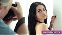 Naughty big tit lesbian hotties Alexis Fawx Katrina Jade Whitney Wright enjoy sexy photo shooting scene