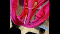 Cumming on used panties from neighbors