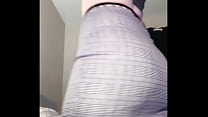 SEXY Fat ASS Dancing in Fishnets