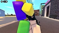 Emma got fucked by 3 guys on the roblox whorblox street 