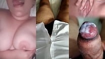 Vi minha ex se masturbando e deixando sua bucetinha apertadinha toda molhadinha e fui bater uma punheta no pinto pequeno