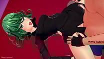 La candente y calentona Tatsumaki prefiere tener mucho amor de nuevo antes de dormir  Hentai 