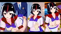 【エロゲーコイカツ！】東方 鬼人正邪におっぱい揉みまくりH！3DCG巨乳アニメ動画 東方プロジェクト 【ヘンタイゲーム とうほう せいじゃ きじん】