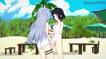 Miku Kohinata and Laura Bodewig lesbian play    Symphogear  amp  Infinite Stratos Hentai Miku Kohinata and Laura Bodewig lesbian play    Symphogear  amp  Infinite Stratos Hentai